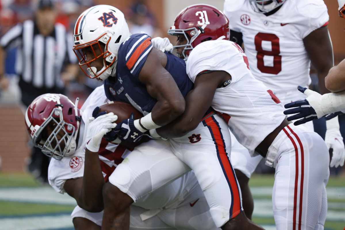 Phidarian Mathis and Will Anderson Jr. at Auburn